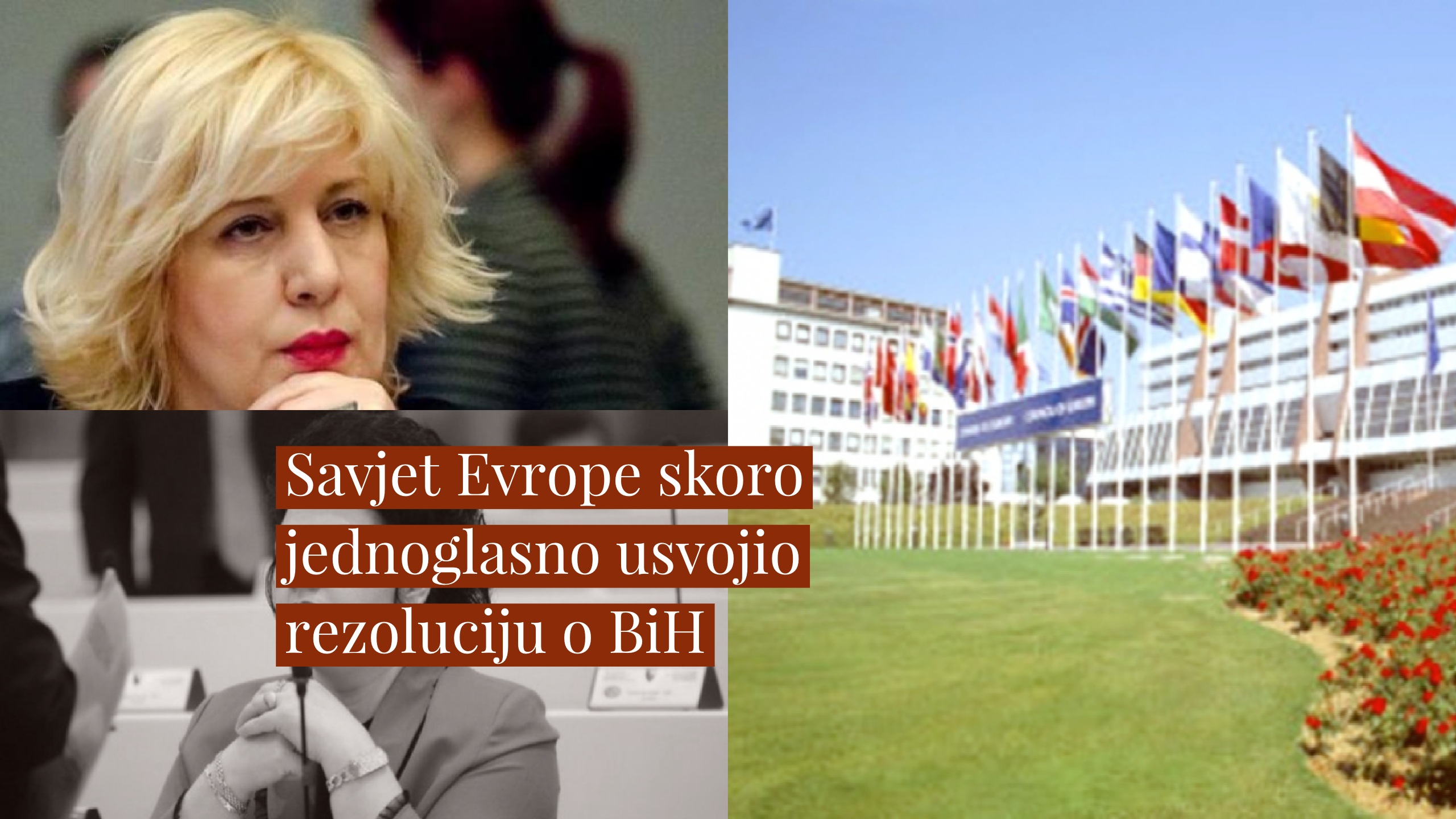 Savjet Evrope skoro jednoglasno usvojio rezoluciju o BiH: Milica Marković bila protiv
