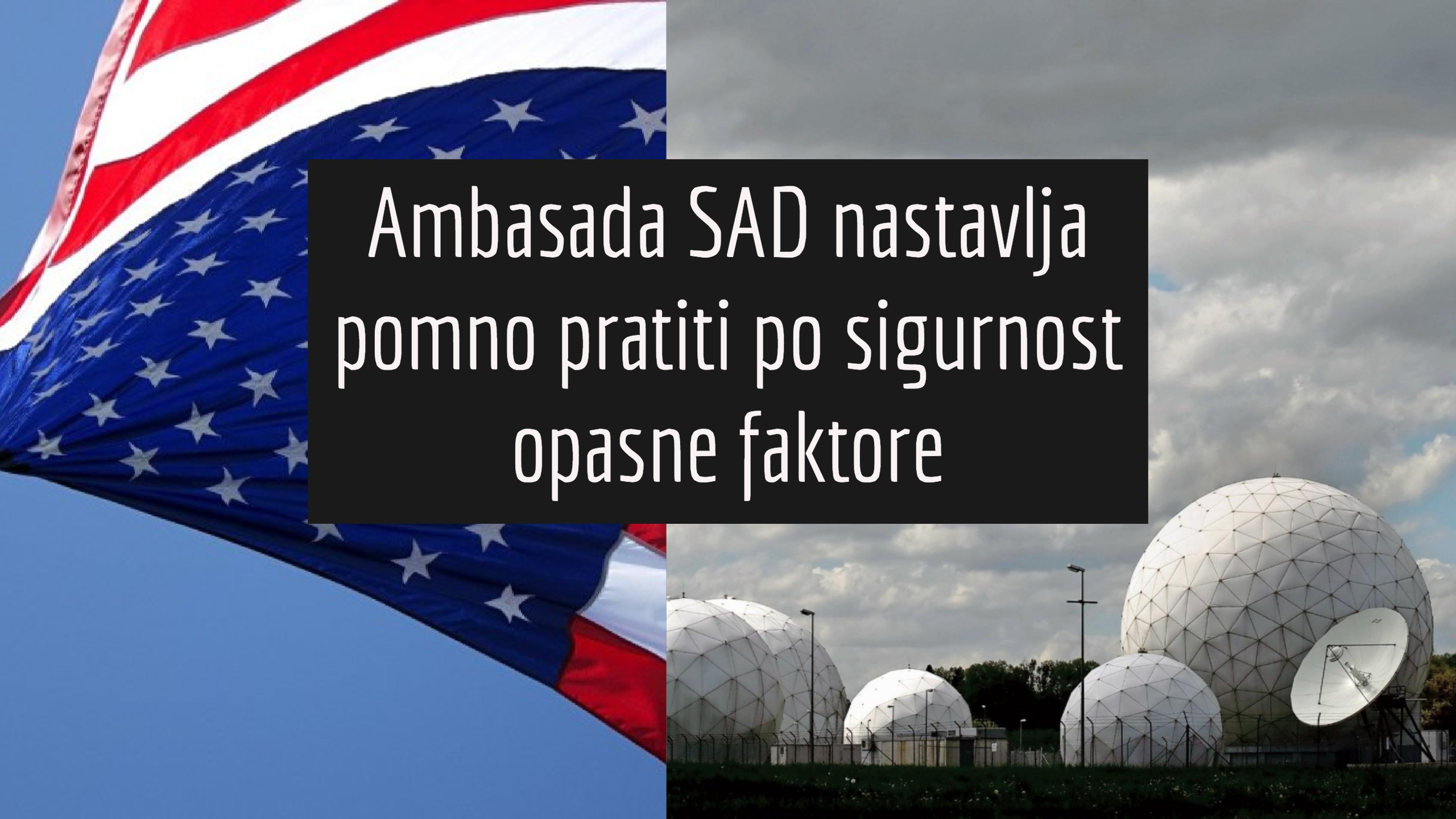 Ambasada SAD: Pomno pratimo naoružavanje i druge sigurnosno relelevantne faktore