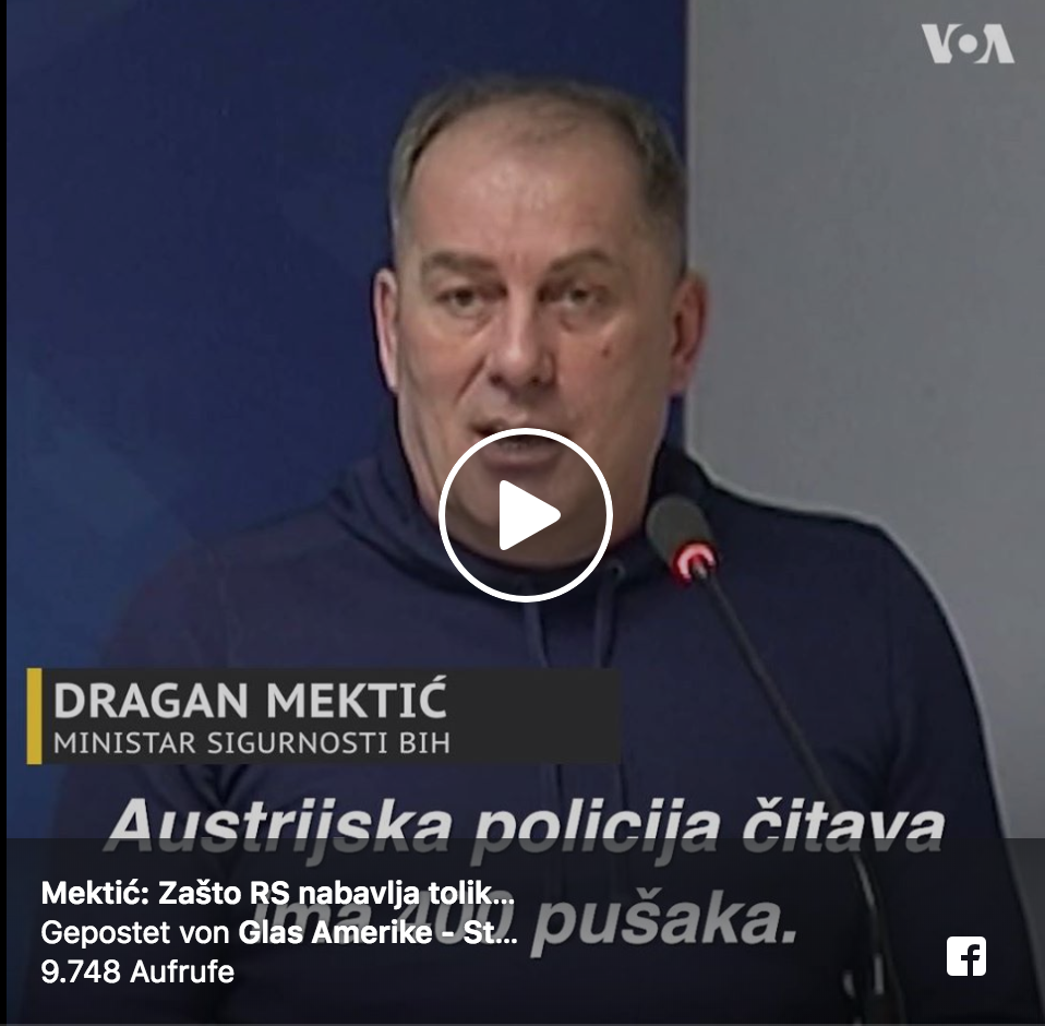 Postaje još interesantnije (opasnije?): Ministar Mektić kaže nije 2500, nego 5000 dugih cijevi!