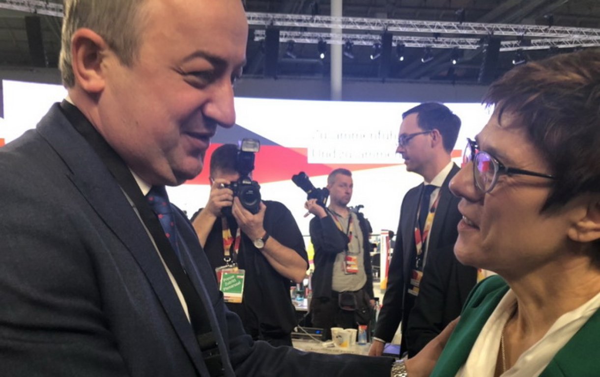 Njemačka i BiH: Borenović se sastao s novom šeficom CDU-a Annegret Kramp-Karrenbauer