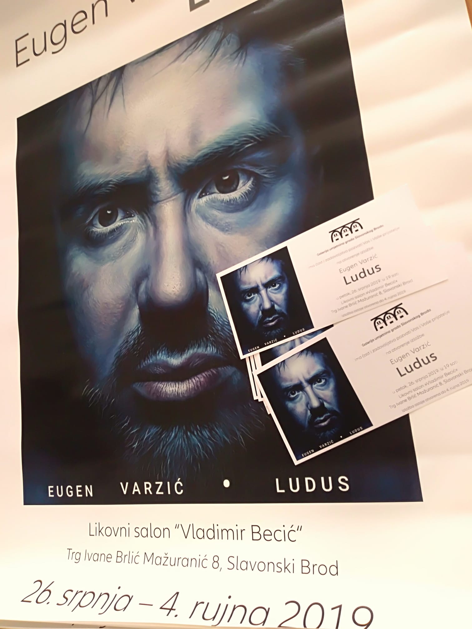 Najava izložbe: "Ludus" - Eugen Varzić