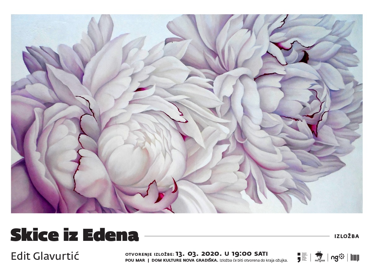 Najava izložbe: "Skice iz Edena" - Edit Glavurtić