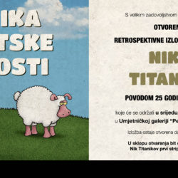 Najava izložbe: Retrospektivna izložba - Nik Titanik