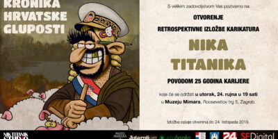 Najava izložbe: Retrospektiva poznatog hrvatskog karikaturista Nika Titanika