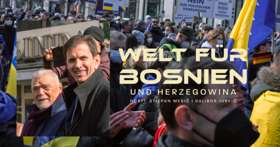 Frankfurt: Manifestacija "Welt für Bosnien und Herzegowina"