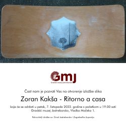 Najava izložbe: „Ritorno a casa“ - akademski slikar Zoran Kakša