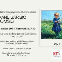 Najava izložbe: "Klinci" - akademska umjetnica Ivana Barišić Tomšić