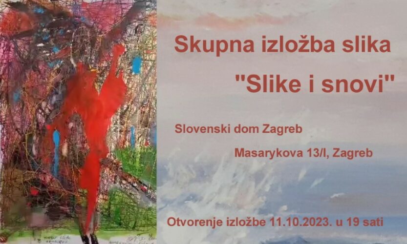 Skupna izložba umjetnika okupljenih oko portala Ludvig dizajn "Slike i Snovi“